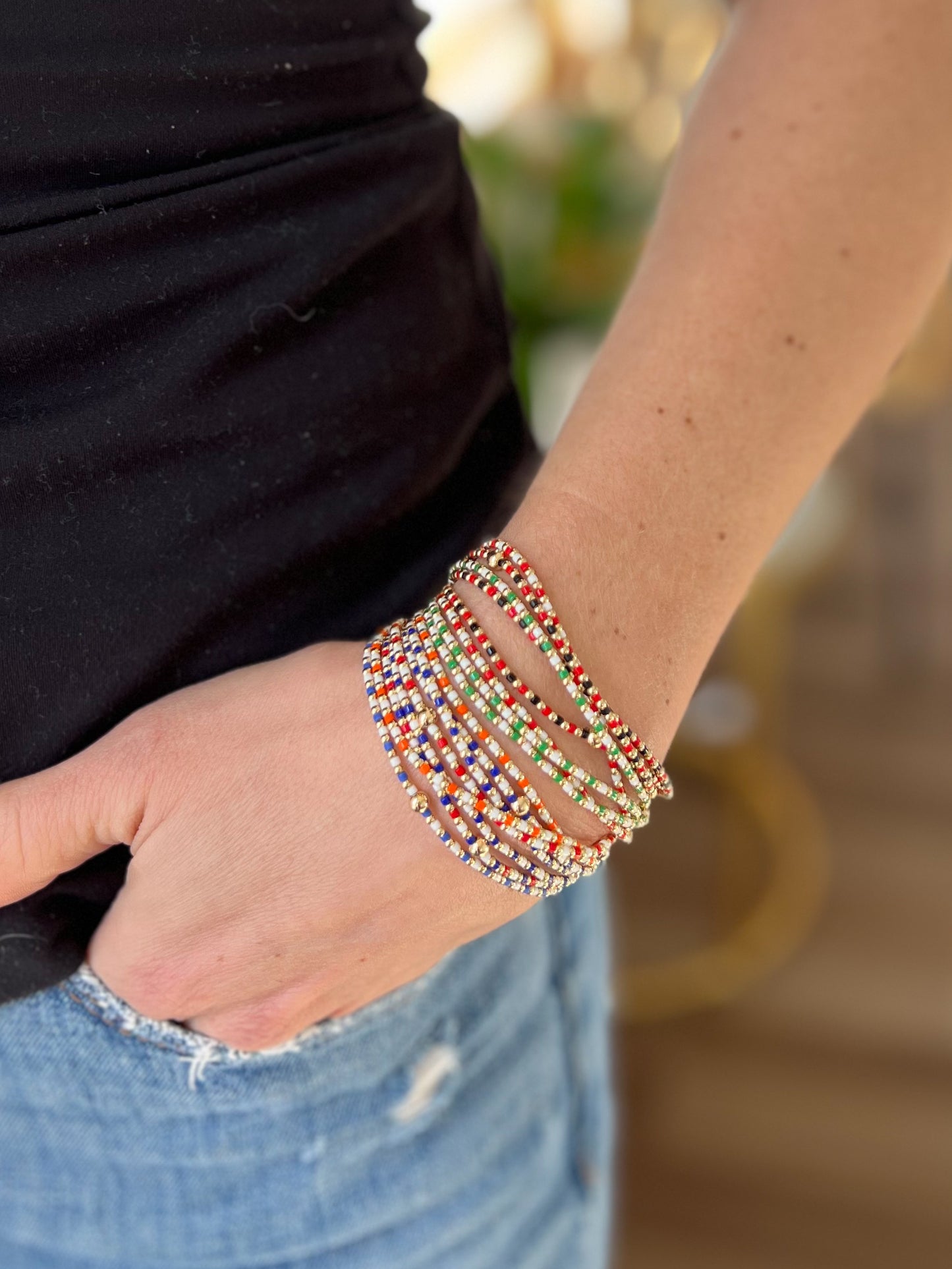 Game Day Itty Bitty Bracelet