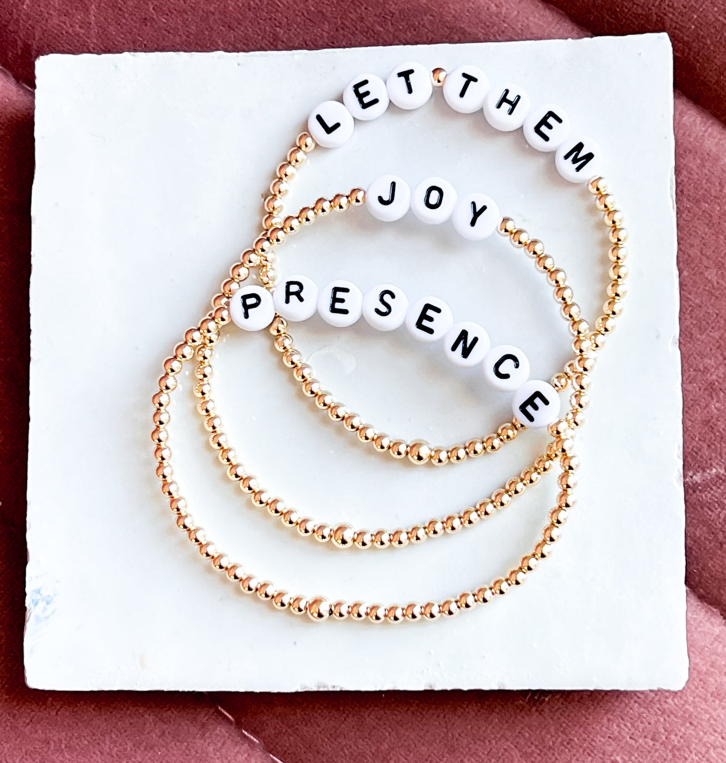 Personalized Word bracelet