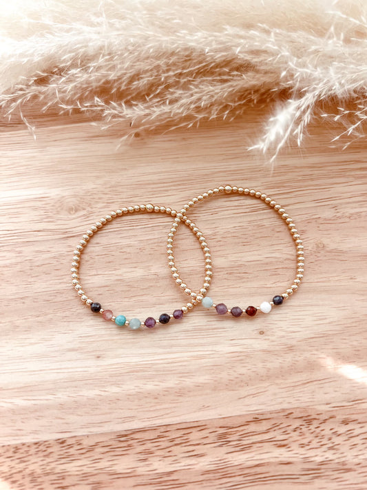 Multi Birthstone Bracelet
