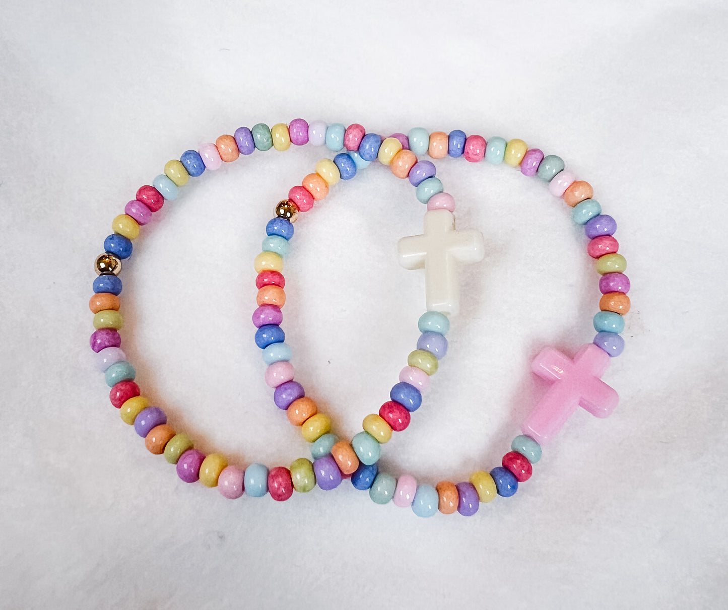 Colorful Cross Bracelet