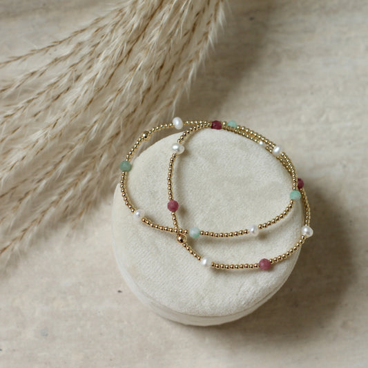 Pearl and Birthstone Bracelet