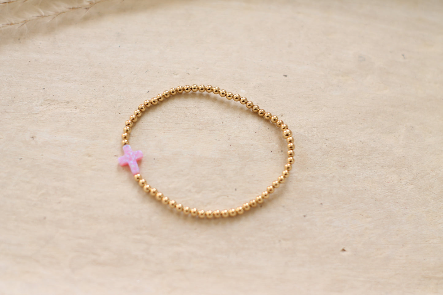 Opal Cross Bracelet