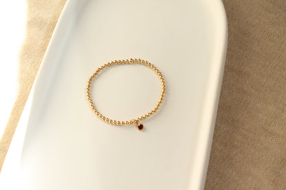 Charm Birthstone Bracelet
