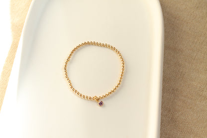 Charm Birthstone Bracelet