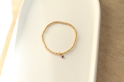 Charm Birthstone Bracelet