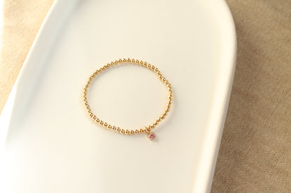 Charm Birthstone Bracelet
