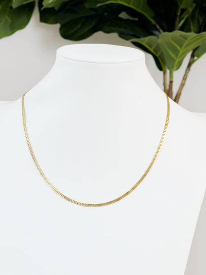 Golden Hour Herringbone Necklace