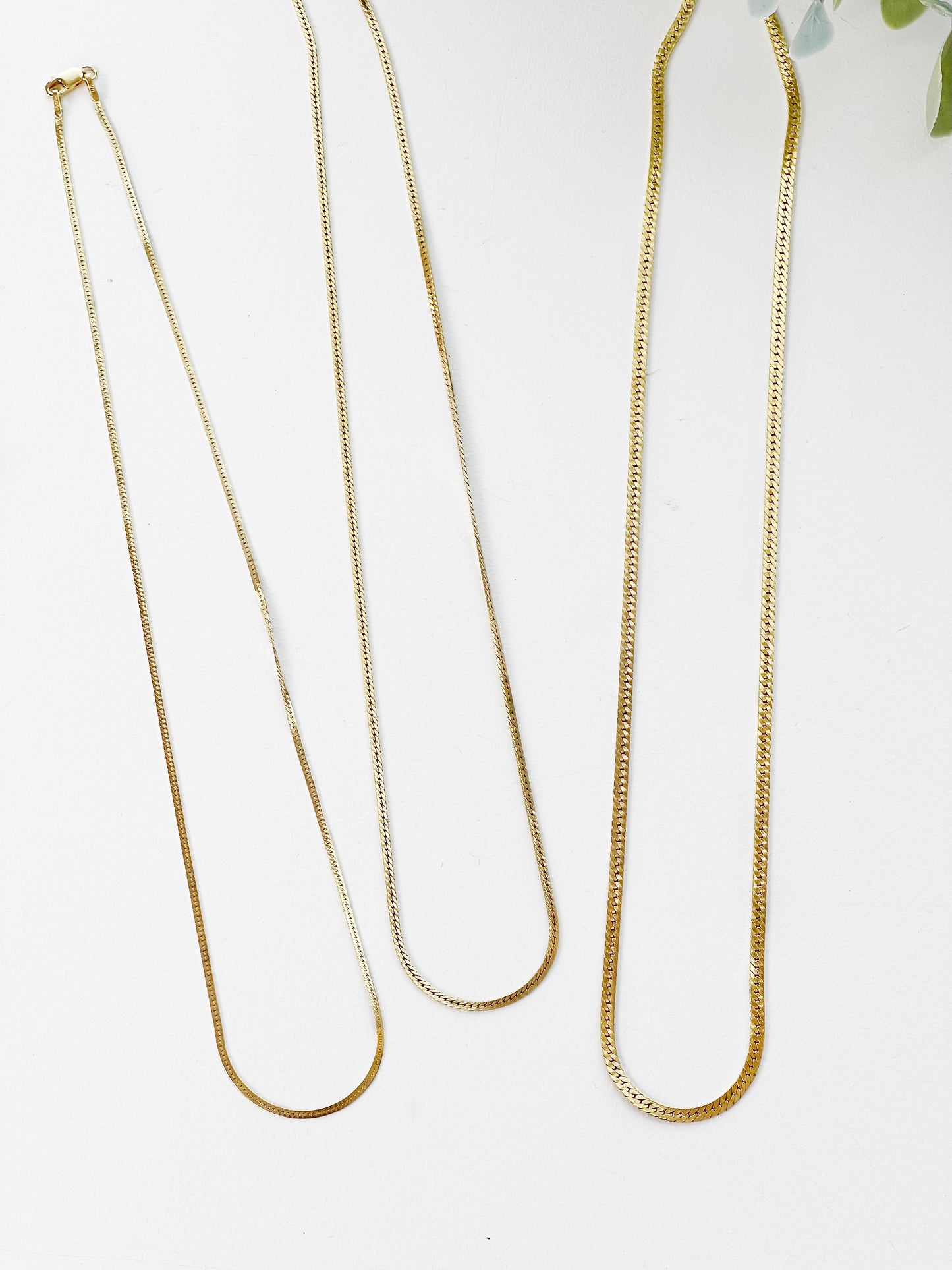 Golden Hour Herringbone Necklace